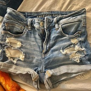 american eagle jean shorts